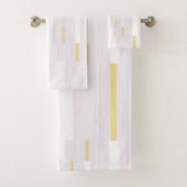 Goud en wit bad handdoek (Insitu)