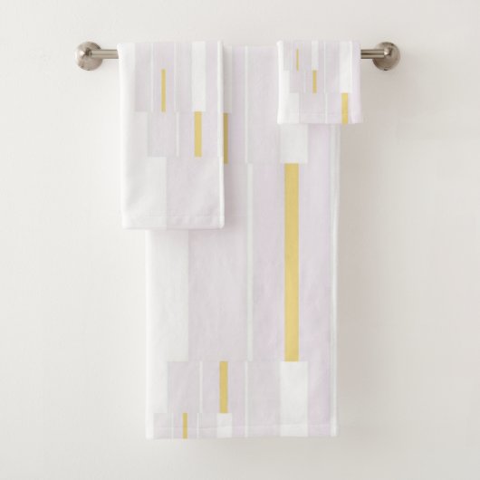 Goud en wit bad handdoek (Insitu)