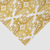 Goud en wit behangpapier tissuepapier (Detail)