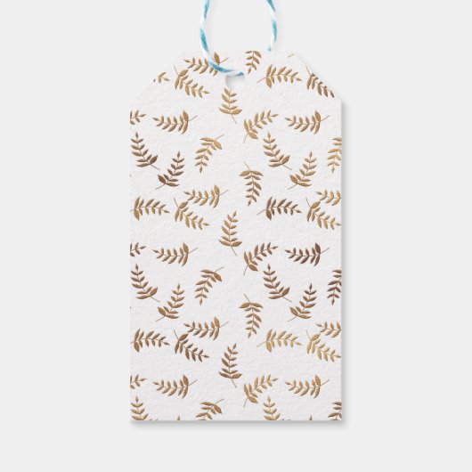 Goud en Wit Dank u Labels Cadeaulabel (Achterkant)