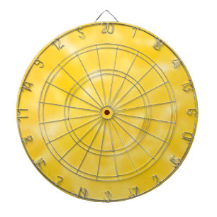 Goud en wit dartbord