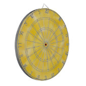 Goud en wit dartbord (Voorkant Links)