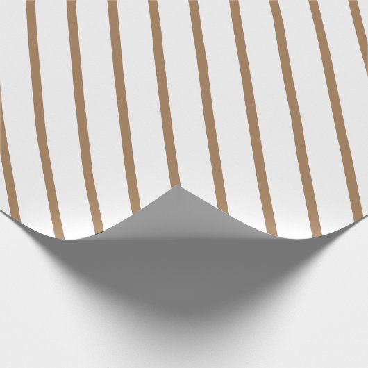 Goud en wit, gestreept papier (Hoek)