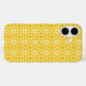 Goud en wit Marokkaans Zellige patroon Case-Mate iPhone Case (Achterkant (horizontaal))
