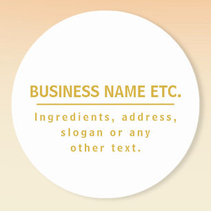 Goud en wit multifunctioneel sticker