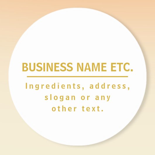 Goud en wit multifunctioneel sticker