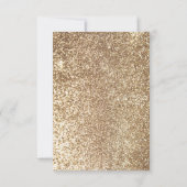 Goud en witte pompoenen herfst bruiloft RSVP (Achterkant)