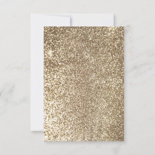 Goud en witte pompoenen herfst bruiloft RSVP (Achterkant)