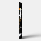 Goud en witte vlinders Case-Mate iPhone case (Achterkant / Links)