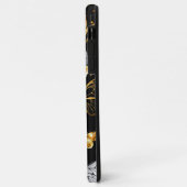 Goud en witte vlinders Case-Mate iPhone case (Achterkant/links)