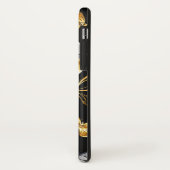 Goud en witte vlinders Case-Mate iPhone case (Achterkant/links)