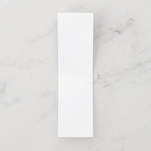 Goud en witte vlinders klantenkaartje (Binnenkant ongevouwen)