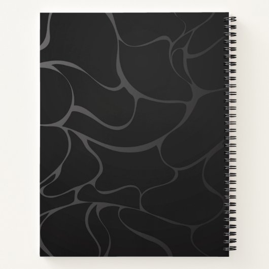 Goud en witte vlinders notitieboek (Achterkant)