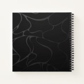 Goud en witte vlinders notitieboek (Achterkant)