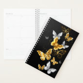 Goud en witte vlinders planner (Display)