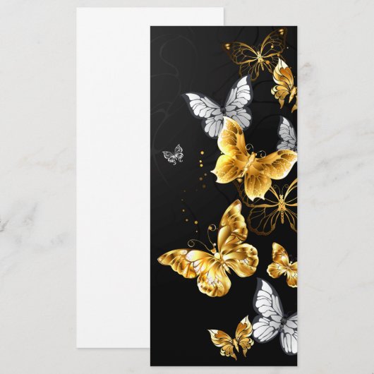 Goud en witte vlinders programma (Voorkant / Achterkant)