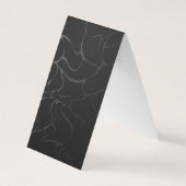 Goud en witte vlinders visitekaartjes (Voorkant)