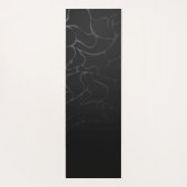 Goud en witte vlinders yogamat (Achterkant)