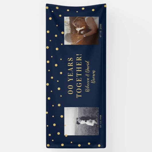 Goud en zeemacht | Weddenschap Jubileum Spandoek (Verticaal)