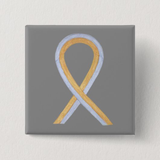 Goud en zilver Aangepaste Button (Voorkant)