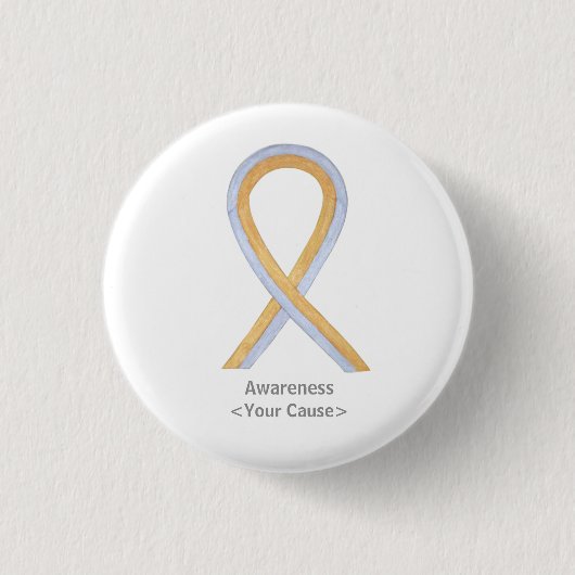 Goud en zilver Aangepaste Button (Voorkant)