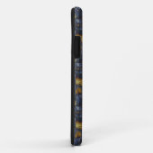 Goud en Zilver Blauw Gesmolten Metaal Case-Mate iPhone Case (Achterkant/rechts)