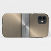 Goud en zilver Case-Mate iPhone case (Achterkant (horizontaal))