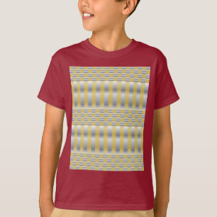 Goud en Zilver (Checkers en Stripes) T-shirt