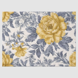 Goud en Zilver Floral Design Tissue Paper Tissuepapier