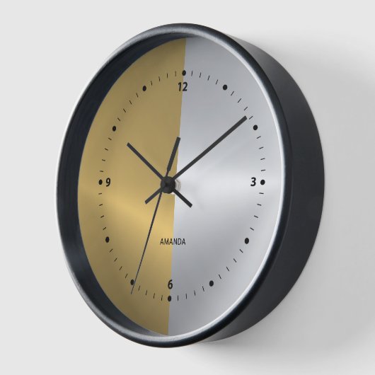 Goud en zilver gesplitst scherm geometrisch ontwer (Hoek)
