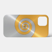 Goud en zilver Roestvrij blik Hoesje-Ma Case-Mate iPhone Case (Achterkant (horizontaal))
