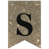 Goud en zilver Sparkle Sweet 16 Vlaggetjes (Tweede vlag)