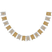 Goud en Zilver Vrolijk Kerstfeest Vlaggetjes (Alle)