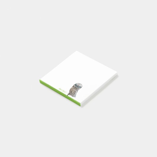 Goud en zilverboeiend kieuwhuis post-it® notes (Schuin)