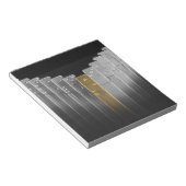 Goud- en zilverdominosen notitieblok (Schuin)