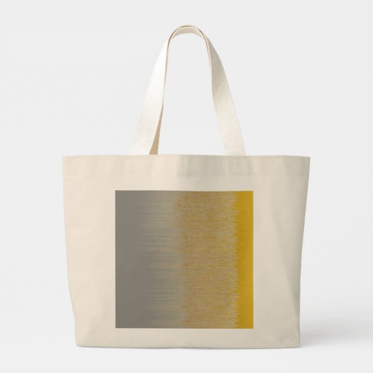 Goud en Zilveren Assemblage Grote Tote Bag (Achterkant)