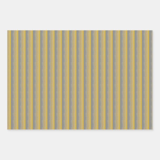 Goud en Zilveren Assemblage Inpakpapier Vel (Voorkant 3)