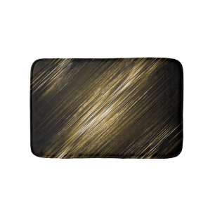 goud en zwart badmat