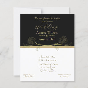 Goud en Zwart Elegant Gouden Verdeler