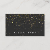 Goud en zwart Elegant Visitekaartje (Voorkant)