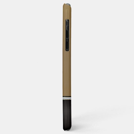 Goud en zwart gepolijst metaal Case-Mate iPhone case (Achterkant/links)