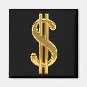 Goud en zwart magneet (Voorkant)