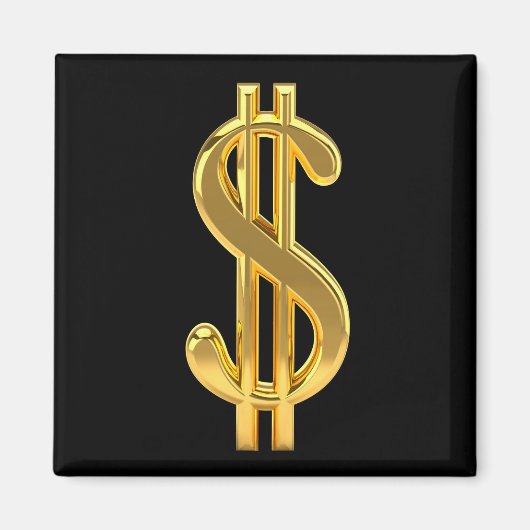 Goud en zwart magneet (Voorkant)