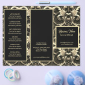 Goud en Zwart Menu & Prijzen (Enkel)