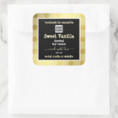 Goud en zwart met etiketten voor de verpakking van (Tas)