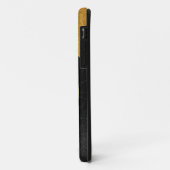 Goud en zwart Spiral Patroonstaal Case-Mate iPhone Case (Achterkant/links)