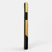 Goud en zwart Spiral Patroonstaal Case-Mate iPhone Case (Achterkant/rechts)