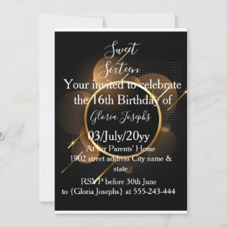 Goud en zwart, zestien foto's save the date