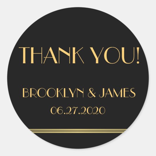 Goud- en zwarte bruinbruidjes ronde sticker (Voorkant)