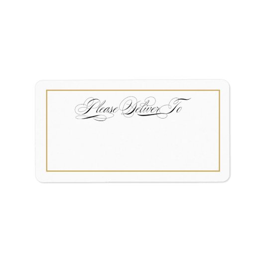 Goud: Etiket (Voorkant)